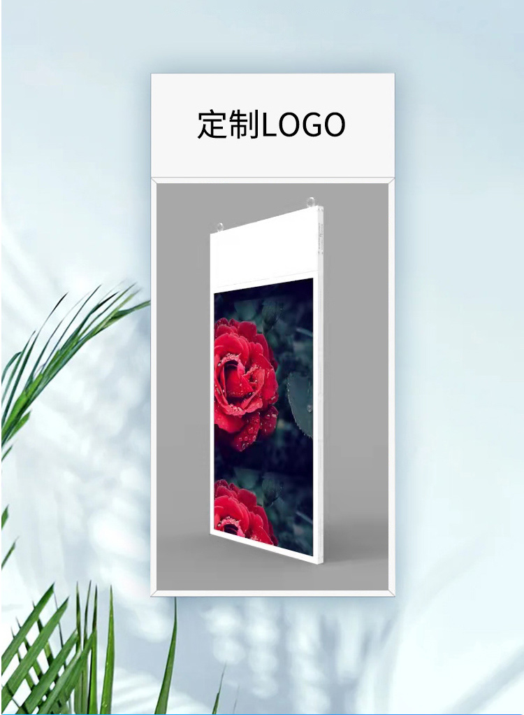 双屏电梯显示器电梯楼宇广告机